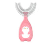Manual Children's U-shaped Silicone Toothbrush Oral Cavity Cleaning