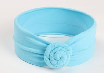 Children's hair band Europe and America ins explosion models baby knotted hair band cute baby cotton tiara hair accessories