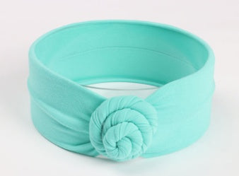 Children's hair band Europe and America ins explosion models baby knotted hair band cute baby cotton tiara hair accessories