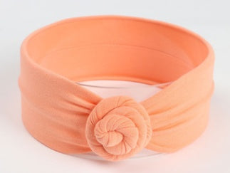 Children's hair band Europe and America ins explosion models baby knotted hair band cute baby cotton tiara hair accessories
