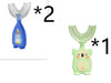 Manual Children's U-shaped Silicone Toothbrush Oral Cavity Cleaning