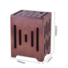 Wall-mounted ventilated kitchen knife holder for household use m