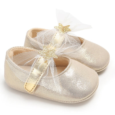Star lace, baby princess shoes, toddler shoes, soft soled shoes, baby shoes
