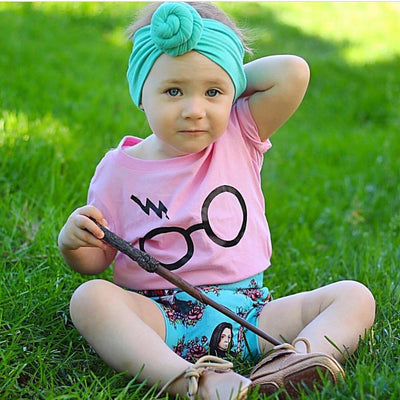 Children's hair band Europe and America ins explosion models baby knotted hair band cute baby cotton tiara hair accessories