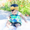 Children's hair band Europe and America ins explosion models baby knotted hair band cute baby cotton tiara hair accessories
