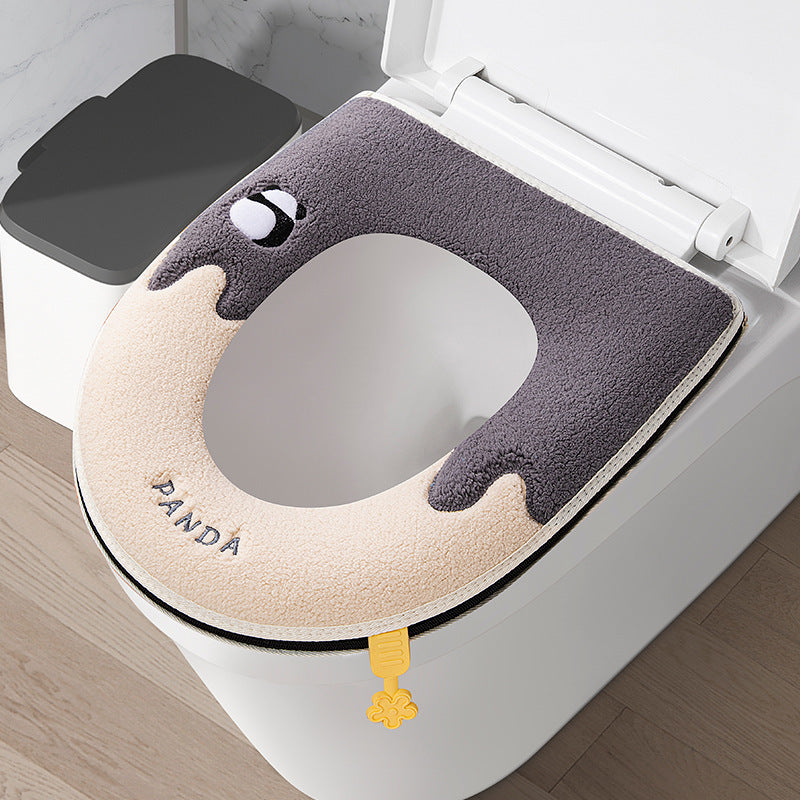 Toilet Mat Thickened Household Closestool Cushion Waterproof Cover