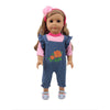 18Inch Baby Accessories Denim Overalls