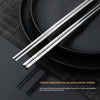 304 Stainless Steel Chopsticks Home Use And Commercial Use Kitchen Heat Insulation Mildew-proof Non-slip Sterilizable