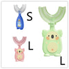Manual Children's U-shaped Silicone Toothbrush Oral Cavity Cleaning