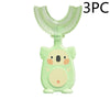 Manual Children's U-shaped Silicone Toothbrush Oral Cavity Cleaning