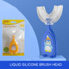 Manual Children's U-shaped Silicone Toothbrush Oral Cavity Cleaning