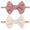 Soft Headbands Baby Girls Nylon Headband With Hair Bow Hairbands Hair Accessories For Newborn Infant Toddler Kids