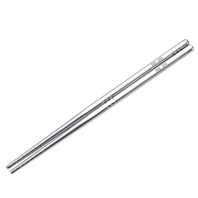 304 Stainless Steel Chopsticks Home Use And Commercial Use Kitchen Heat Insulation Mildew-proof Non-slip Sterilizable