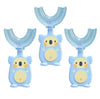Manual Children's U-shaped Silicone Toothbrush Oral Cavity Cleaning