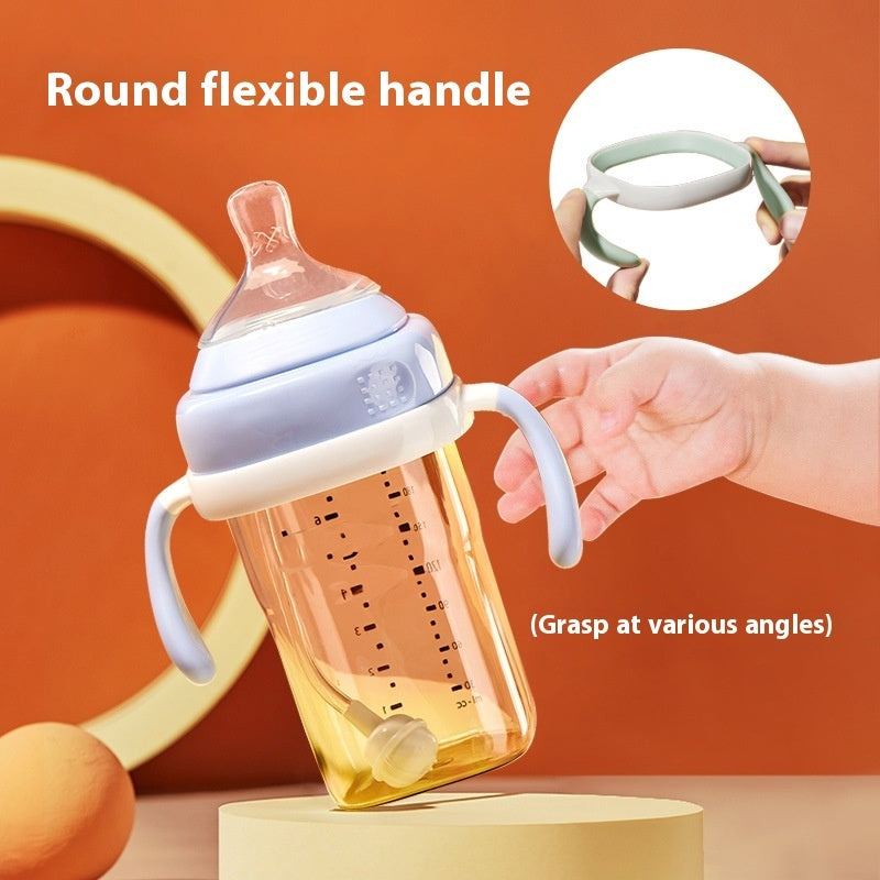 Universal Embedded Straw Handle Baby Bottle Accessories
