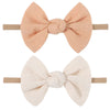 Soft Headbands Baby Girls Nylon Headband With Hair Bow Hairbands Hair Accessories For Newborn Infant Toddler Kids