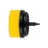 Homeshinex yellow and black electric cleaning brush for kitchen with durable bristles and drill attachment