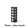 Homeshinex three-color touch control bedside lighting with geometric black design
