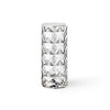 Homeshinex clear crystal design touch control bedside lighting with modern geometric pattern