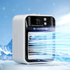 Homeshinex mini water cooling fan for home with digital display and airflow on white background