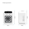 Homeshinex mini water cooling fan for home in white with compact dimensions and front grille design