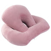 Homeshinex soft pink travel neck pillow with arm rest designed for baby comfort during travel